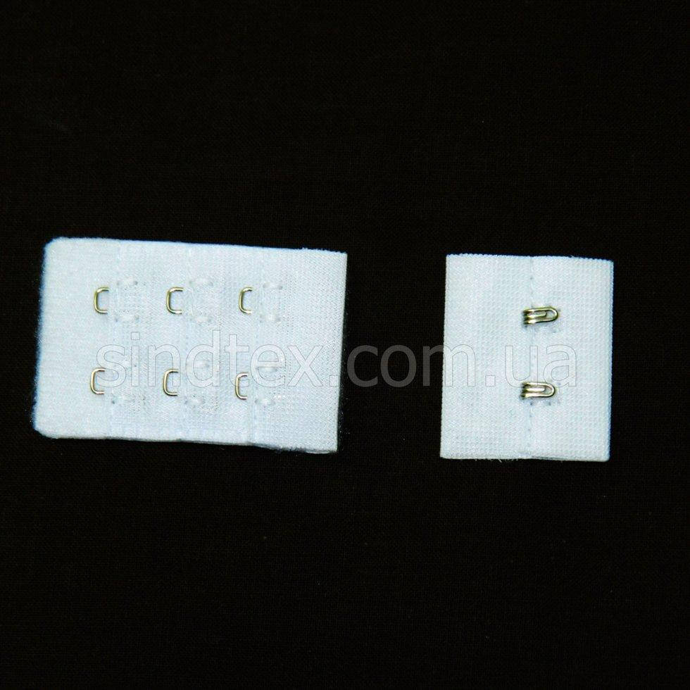 

Застежка для бюстгальтера на 2 крючка, белый хром 3х5 см (SN-BF-0013)