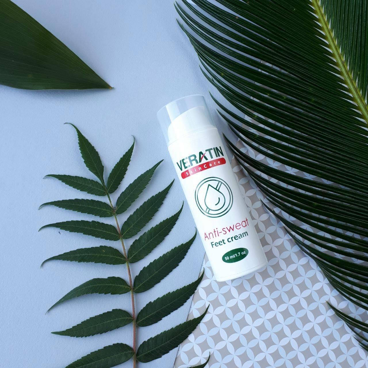 

Крем от потливости Anti-sweat feet cream Veratin 50 мл