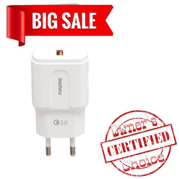 

Сетевое зарядное устройство Remax RP-U16 1 USB 3.0A белое, Белый