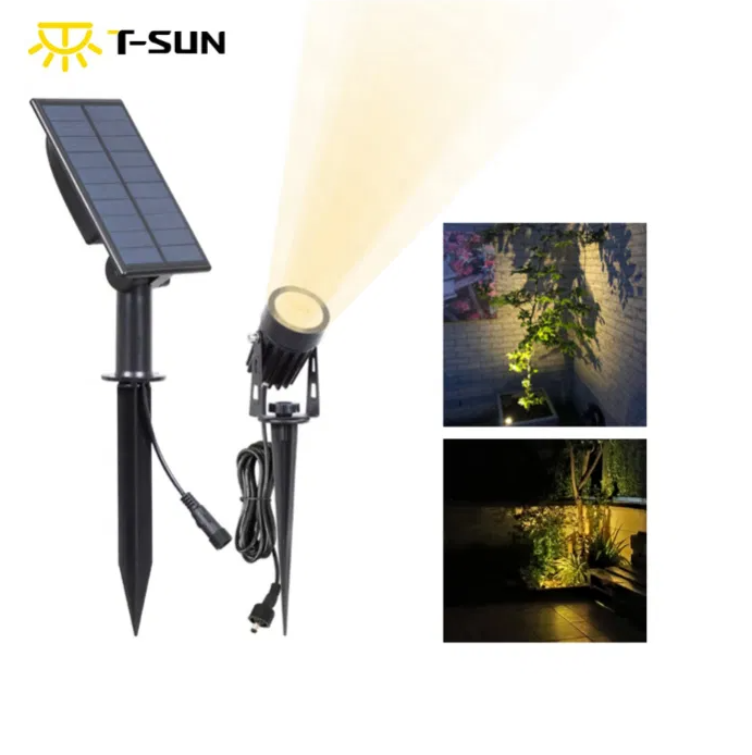 

Светильник на солнечной батарее T-SUN IP65 6000K кабель 3м