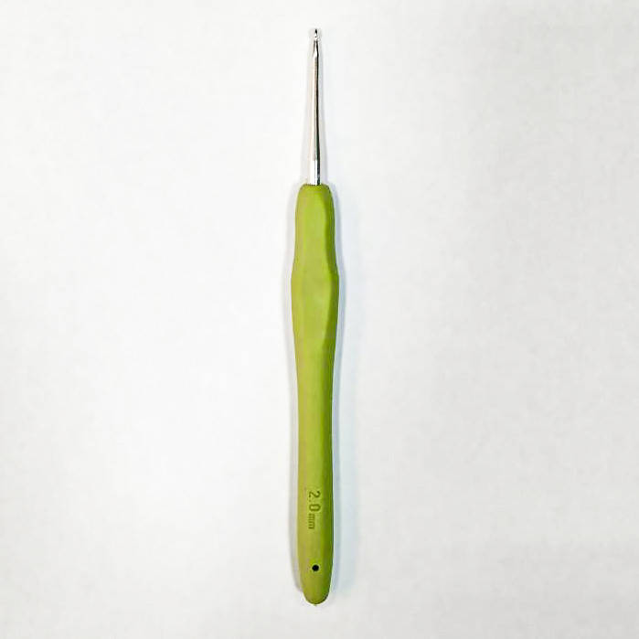 

Крючок с прорезиненной ручкой № 2