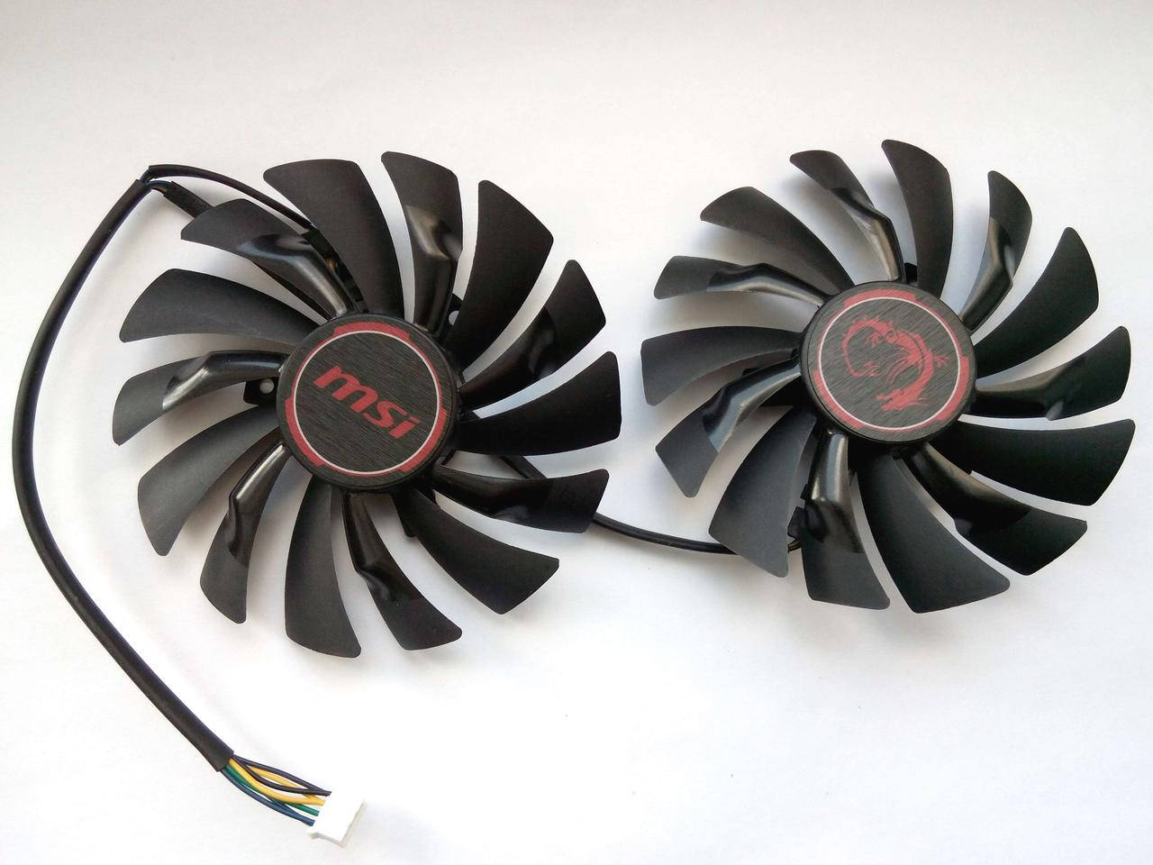 

Вентилятор №34 кулер для видеокарты MSI Gaming GTX 750 ti 760 770 780 ti R9 280X PLD10010B12HH PLD10010S12HH