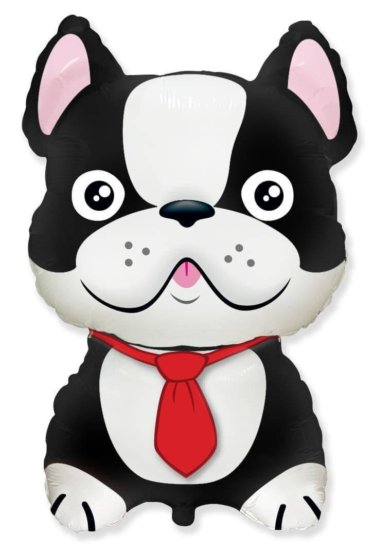 

Бульдог чорний 28"/71см, Черный