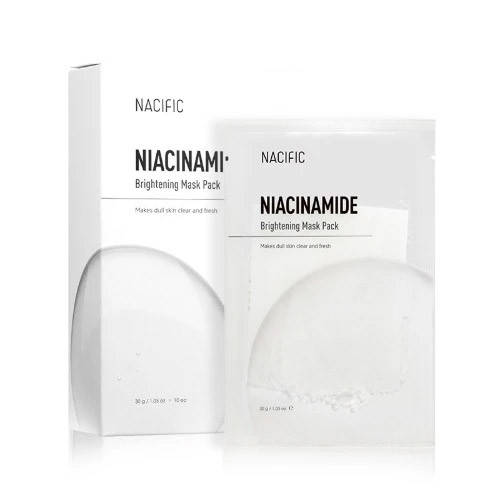 

Тканевая маска для эффекта сияния кожи с ниацинамидаом Nacific NIACINAMIDE Brightening Mask Pack, 1шт 30гр