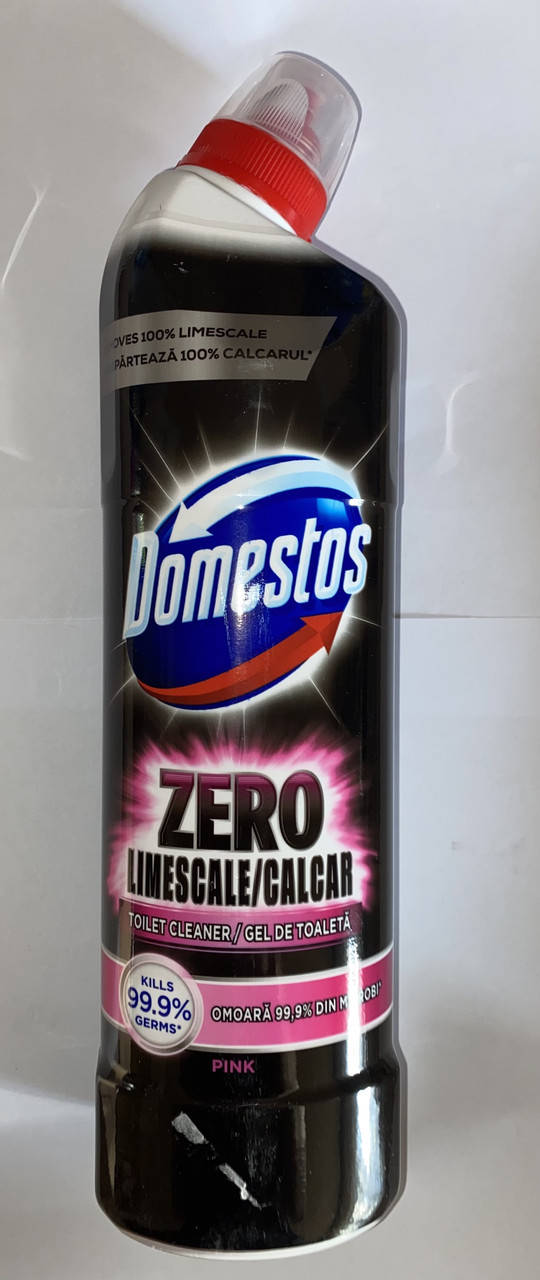 

Дезінфікуючий засіб для чищення унітазу Domestos Zero Pink 750 мл
