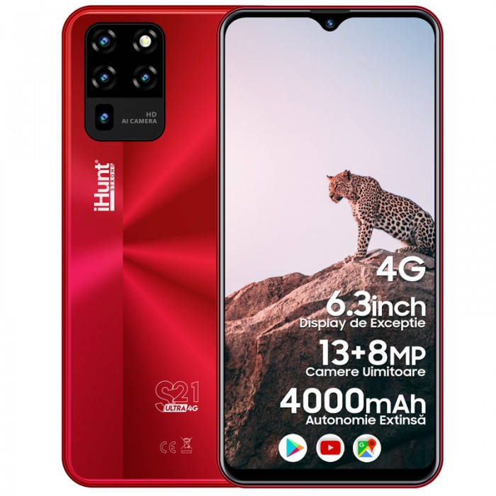 

Смартфон iHunt S21 Ultra 4G 2021 Red, Красный