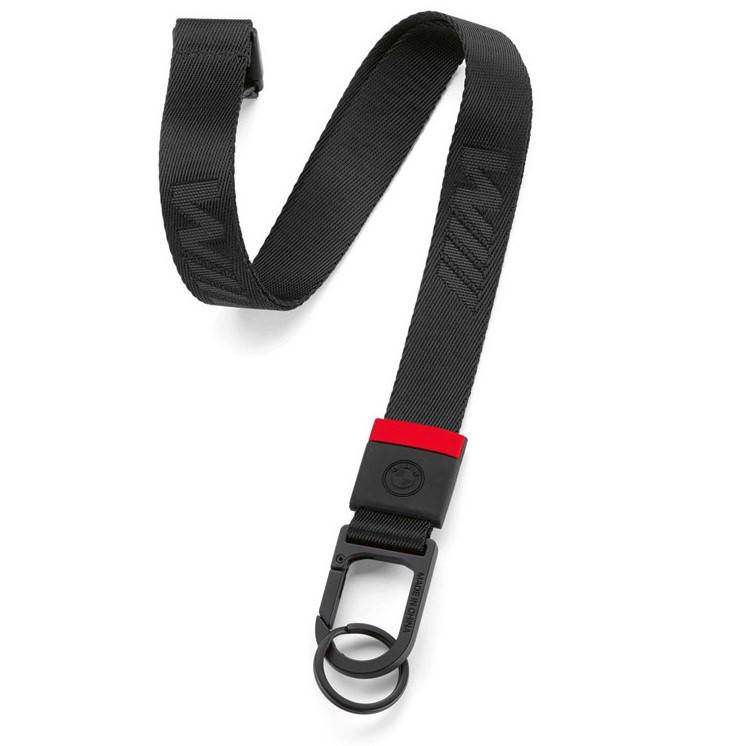 

Шнурок с карабином BMW M Collection, Black / Red, артикул 80232466315