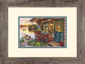 

Набор для вышивания крестом DIMENSIONS "Домик с видом"