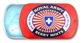 

Драже Royal Army berry mints 14 g