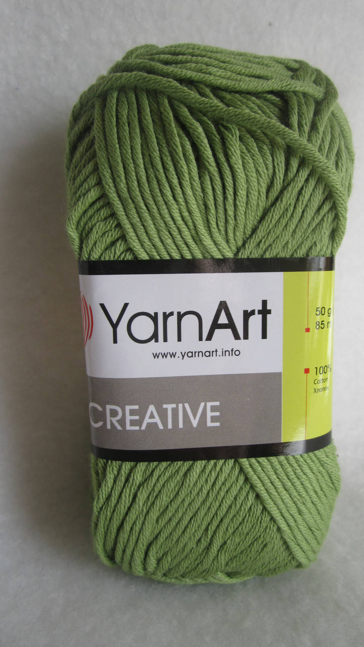 

Пряжа YarnArt Creativ, цвет - оливковый