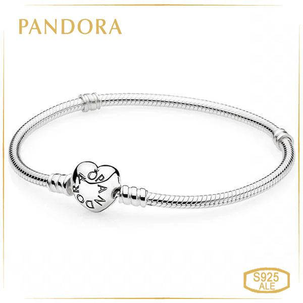 

Пандора Браслет, с застежкой p-lock в виде сердца (17 см) Pandora 590719