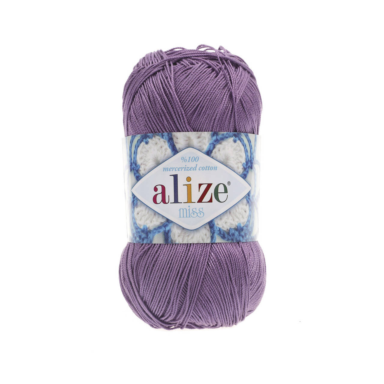 

Пряжа Alize MISS мерсеризованный хлопок , сиреневого цвета 247