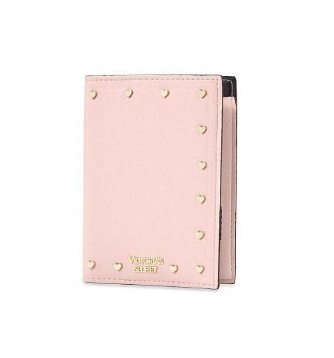 

Обложка на паспорт Victoria's Secret Studded Passport Case, Пудровая с золотом, Розовый