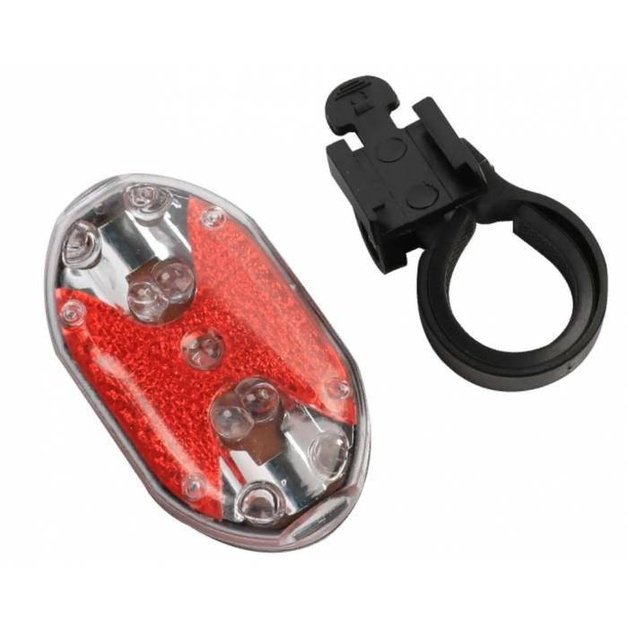 

Задний фонарь велосипеда на 9 светодиодах красный