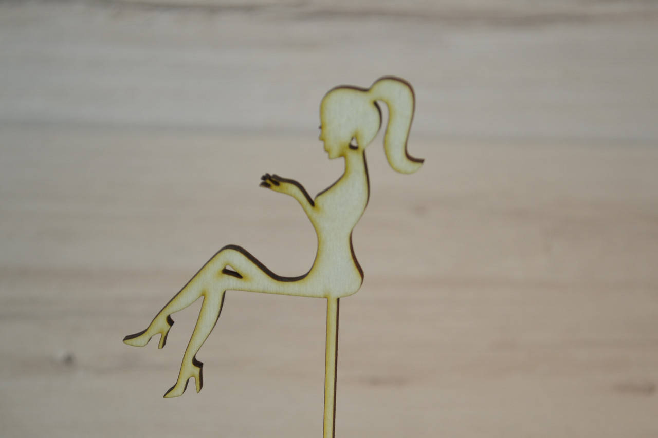 

Топпер для торта. Принцесса.