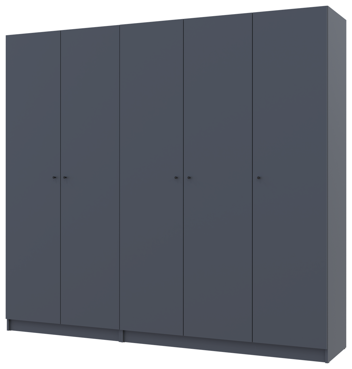 Шафа для одягу комплект Промо Графіт Графіт 2+3 ДСП 225х48х204 (42005069) 4