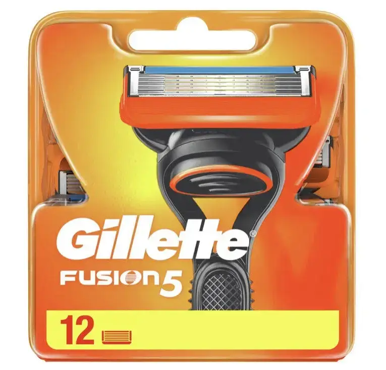 

12 шт. Сменные картриджи для бритья Gillette Fusion 5, Германия