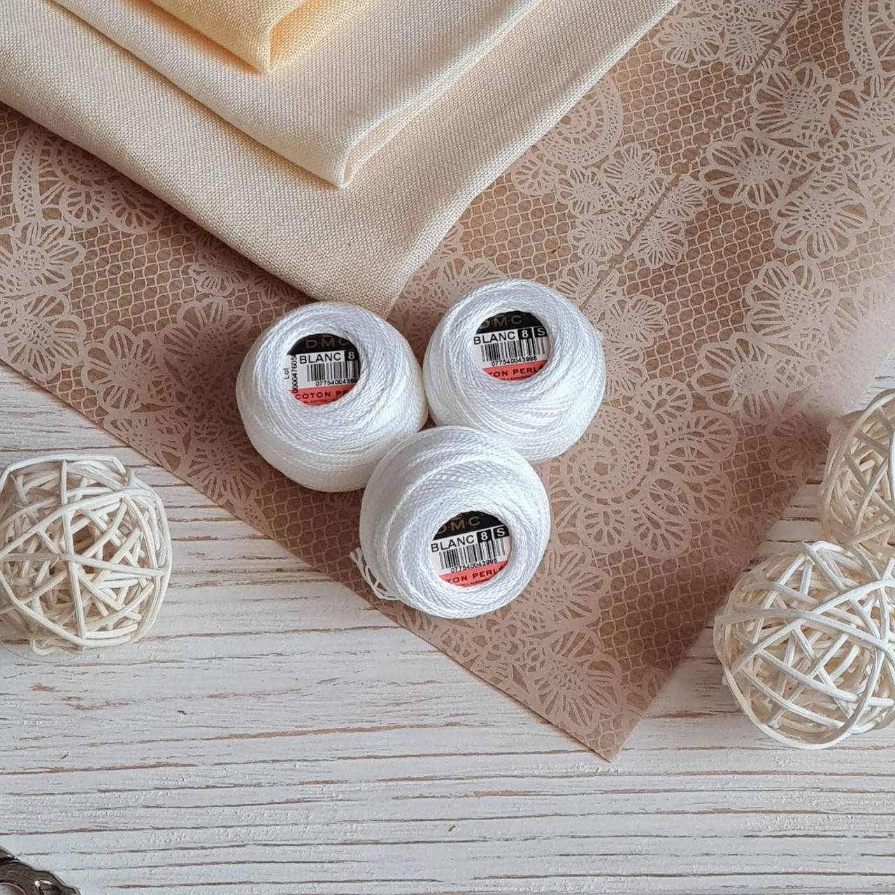 

Мулине DMC Pearl №8 Blanc