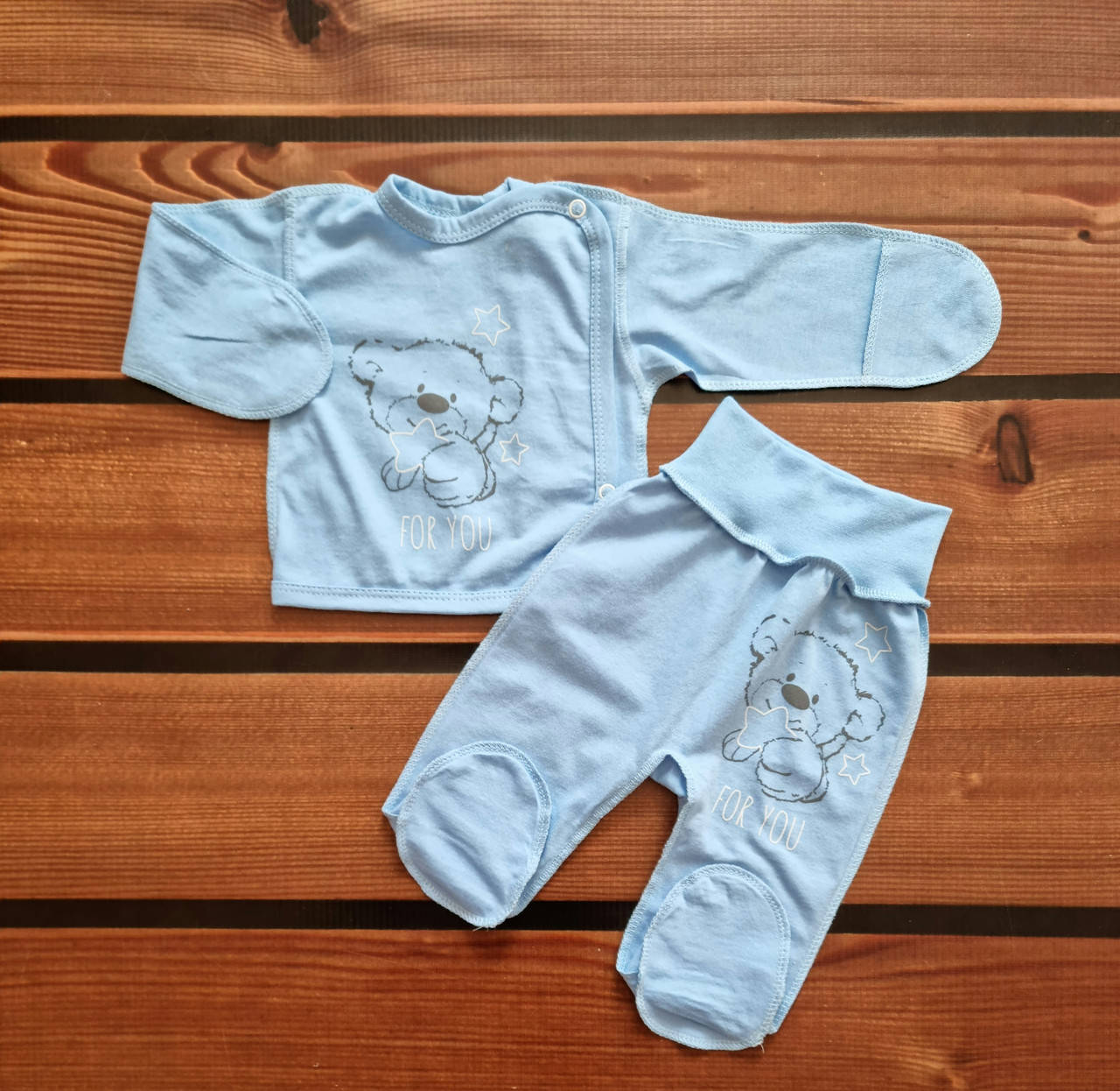 

Комплект для новорожденного 2-х предмет. (кулир)