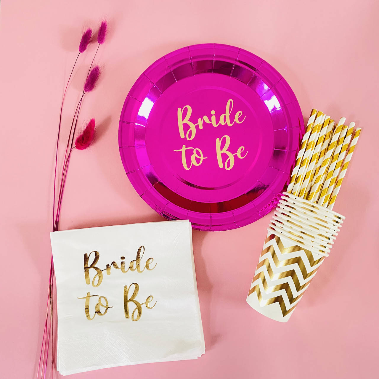 

Набор посуды на девичник Bride to be 5 персон