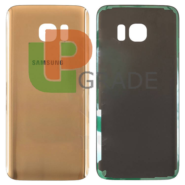 

Задняя крышка Samsung G935F Galaxy S7 Edge золотистая оригинал, Золотистый