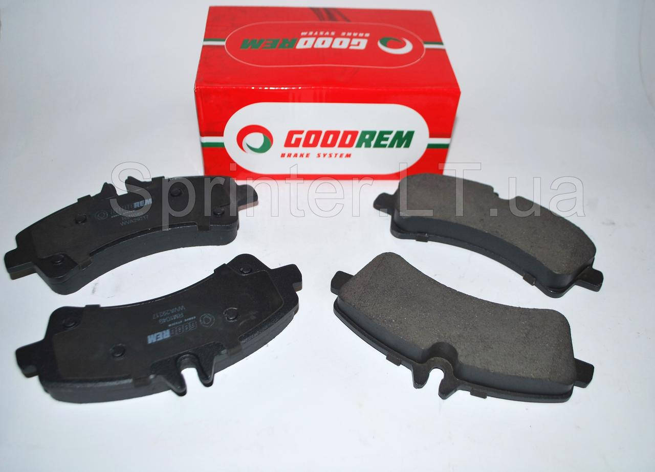 

Колодки тормозные зад. MB Sprinter 509-519CDI/VW Crafter 50, 06- (спарка) GOODREM