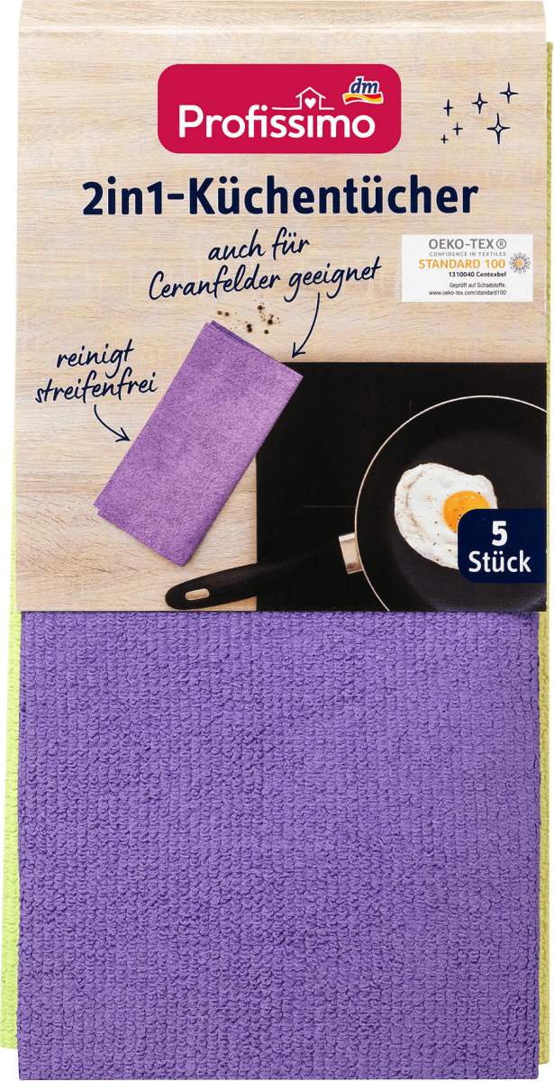 

Универсальное кухонное полотенце Profissimo 2in1-Küchentücher, 5 шт.