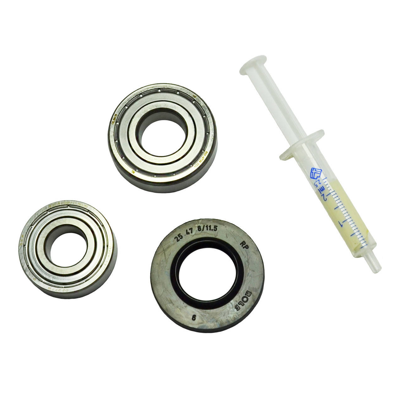 

Комплект подшипников и сальник (6203+6204+25*47*8/11.5) для стиральной машины Атлант