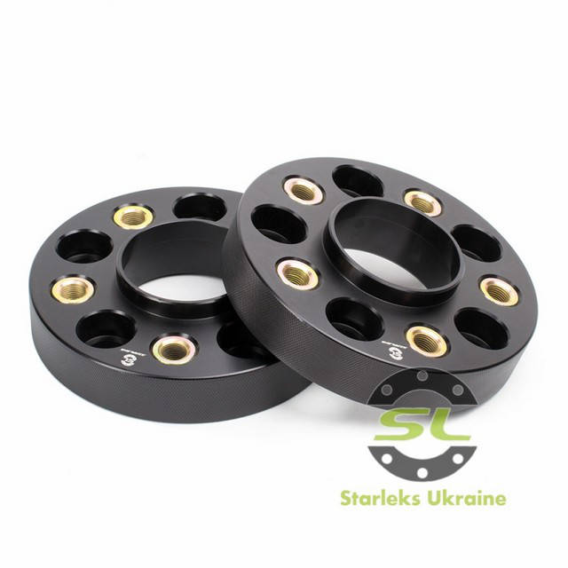 

Автомобильное расширительное кольцо (Spacer) Starleks Н = 30 мм PCD5*120 DIA74.1 Футорка 14x1.5 Чёрные
