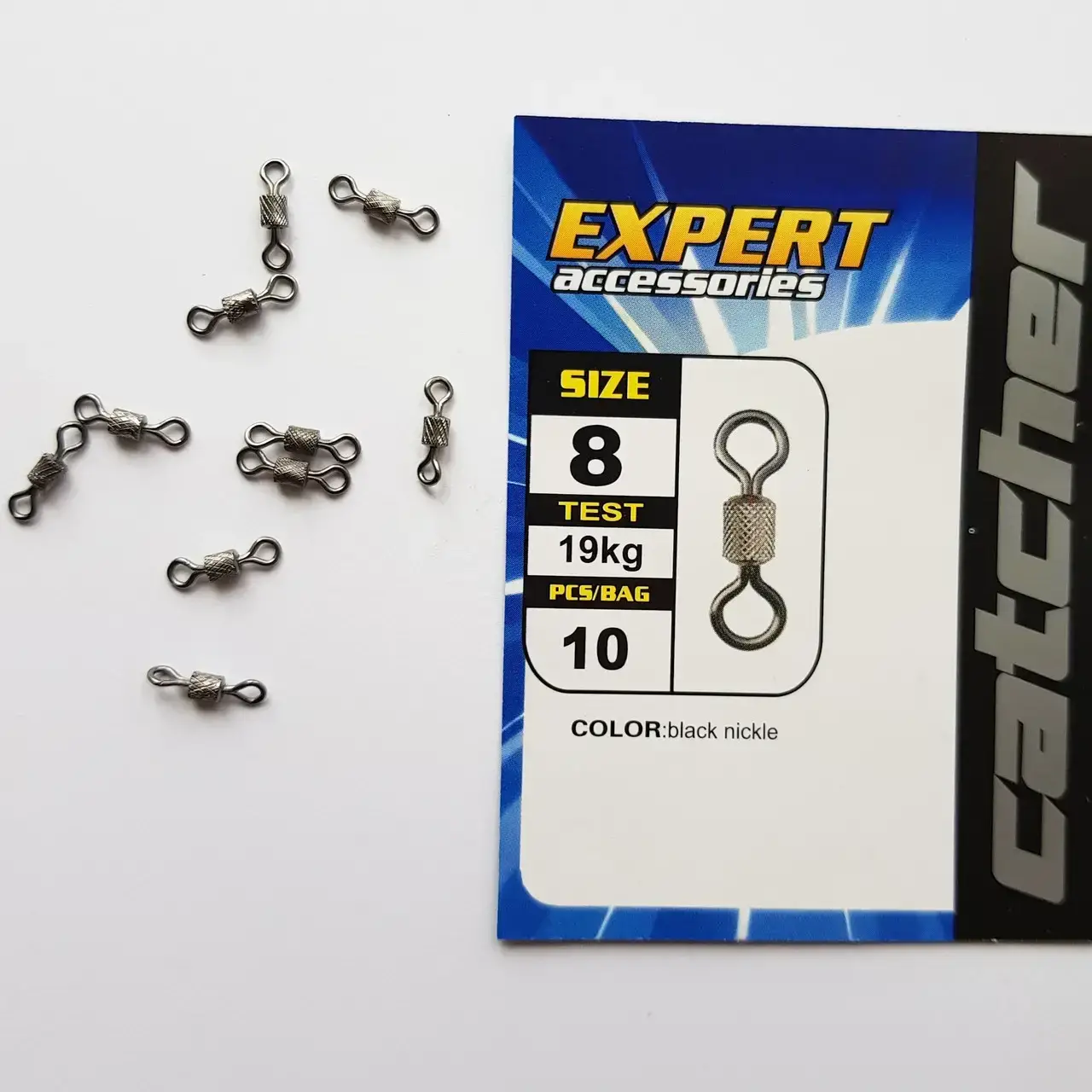 

Рыболовный вертлюжок Catcher №8 вертлюжки для рыбалки вертлюг