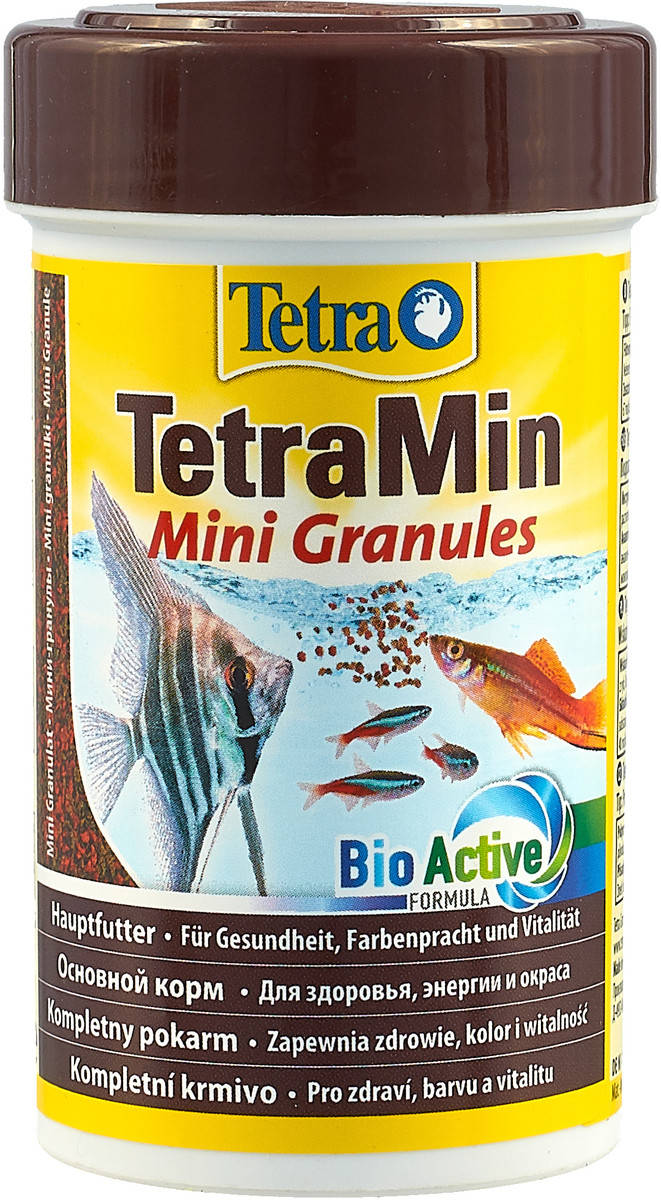 

Корм для аквариумных рыб в мелких гранулах TetraMin Mini Granules 100 мл