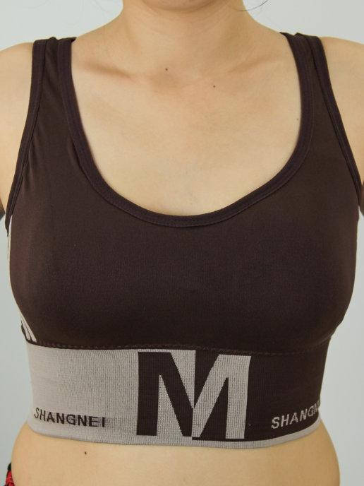 

Топ спортивный Shoulder Sports Suit NO ABC888, Черный