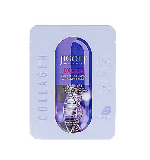 

Ампульная маска с коллагеном Jigott Collagen Real Ampoule Mask
