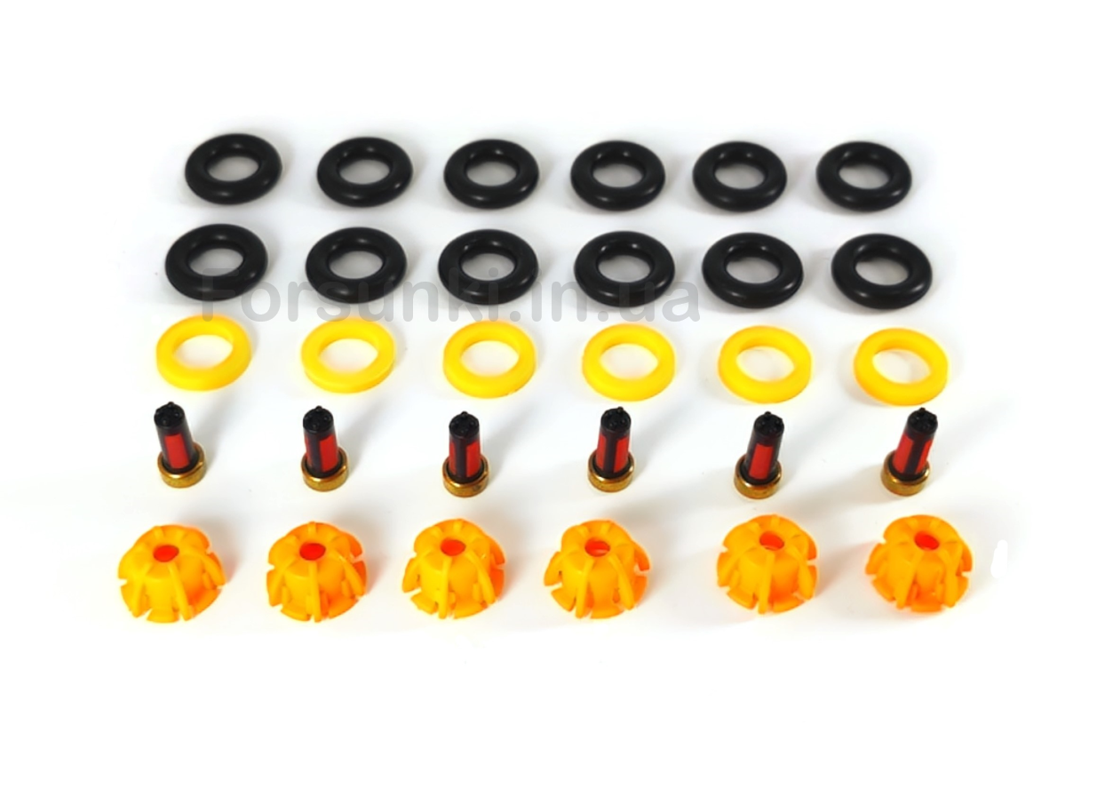 

Ремкомплект на 6 форсунок 2.8 24V M52B28 БМВ BMW 3 (Е46) 5 (E39) 0280150440 13641703819