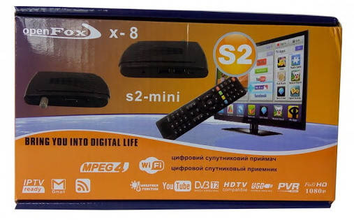 

OpenFox X8 HD ресивер + бесплатная прошивка!