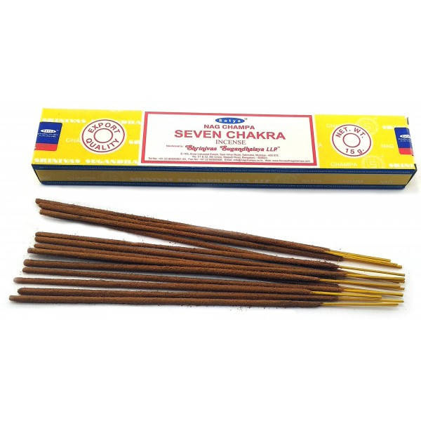 

Seven Chakra (Седьмая чакра)(15 gms) (Satya) Масала благовоние