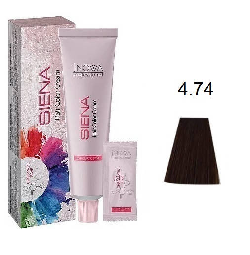 

4/74 Професійна крем-фарба для волосся jNOWA Professional "SIENA" CHROMATIC SAVE 90 мл