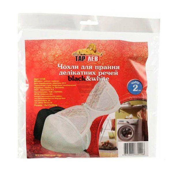 

Чехол для стирки бюстгальтера Tarlev "black and white" (2шт)