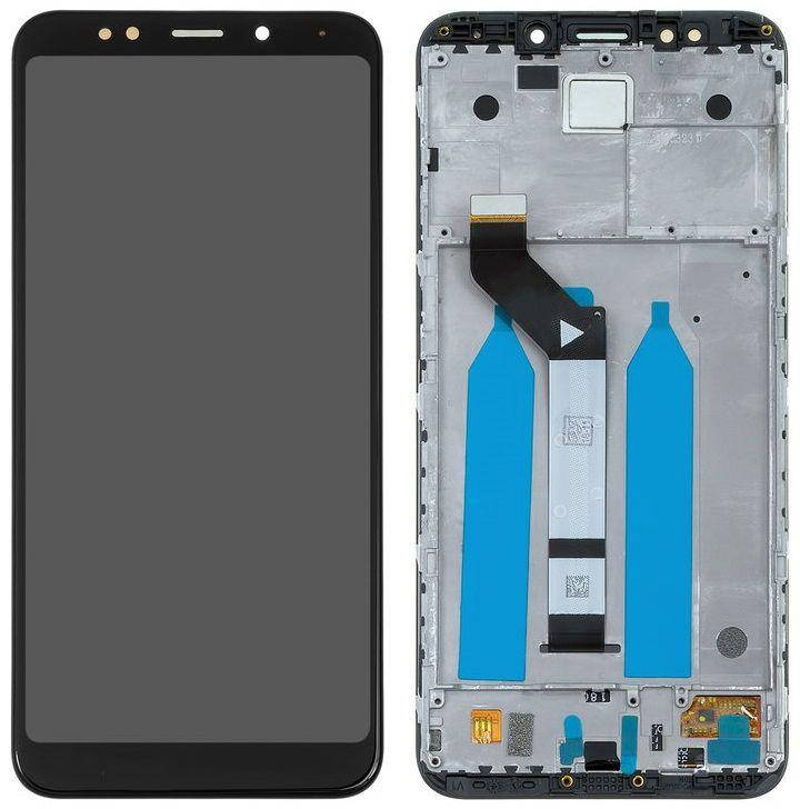 

Дисплей Xiaomi Redmi 5 Plus с тачскрином и рамкой, оригинал, черный