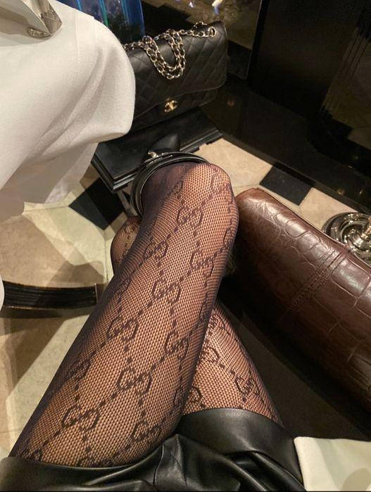 

Колготки Gucci Black / колготки Гуччи сетка, Черный
