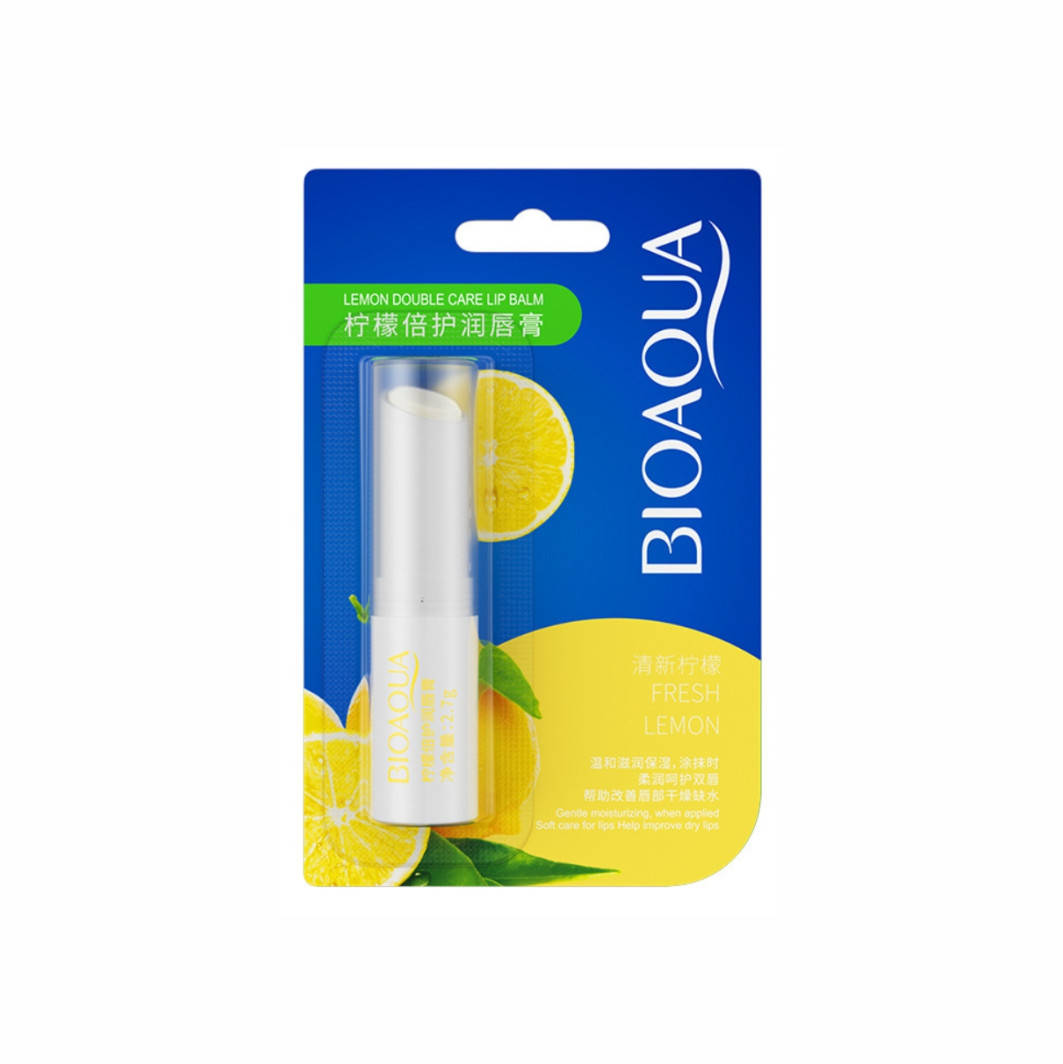 

Бальзам для губ с сочным лимоном от Bioaqua Lemon Double Lip Balm
