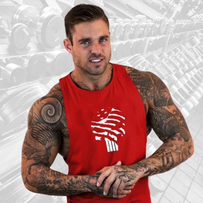 

Спортивная майка American Punisher - Red, Красный