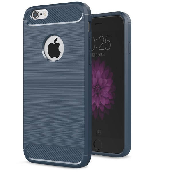 

Чехол Carbon для Iphone 6 / 6s бампер оригинальный Blue, Синий