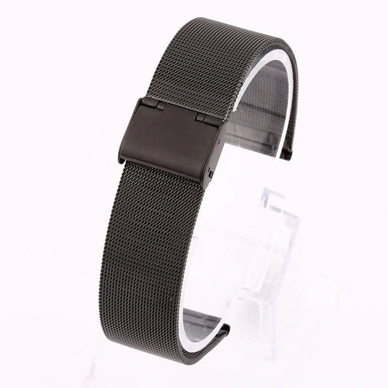 

Ремешок для часов Mesh steel design bracelet Universal, 20 мм. Black