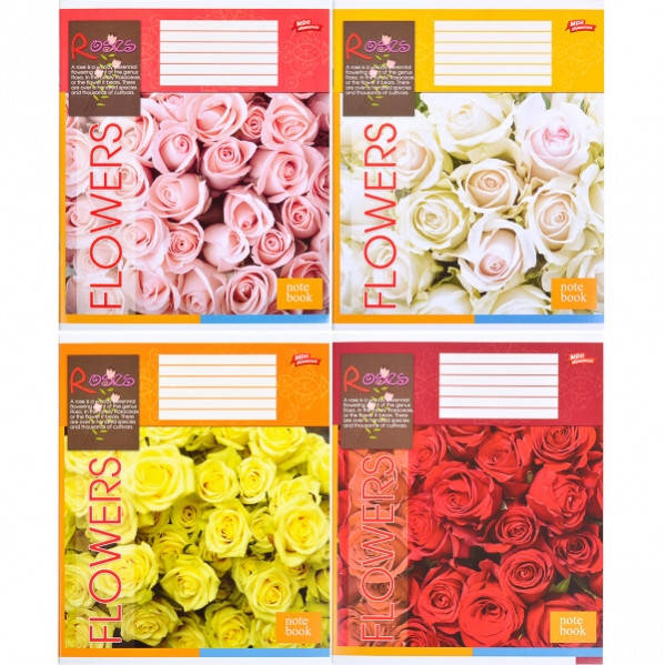

Тетрадь 36 листов клетка "МРІЇ" / Розы