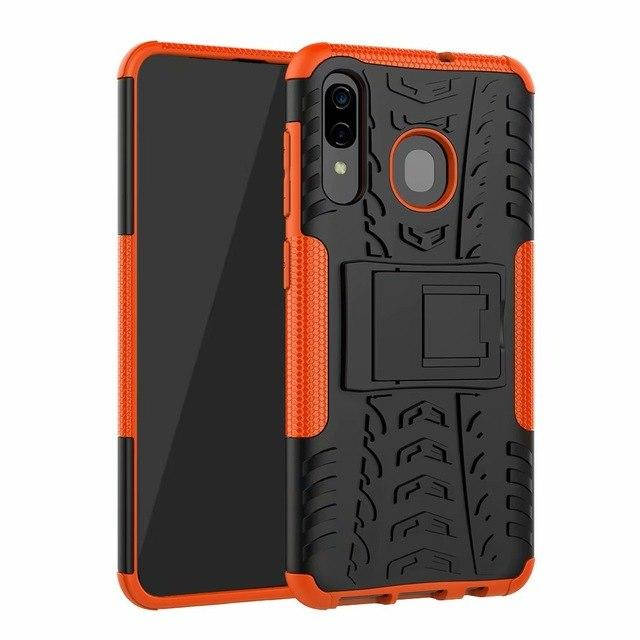 

PC + TPU чехол Armor для Samsung Galaxy A20 (8 цветов), Разные цвета