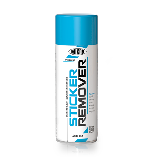 

Аэрозольное средство для удаления наклеек Mixon Sticker Remover. 400 мл