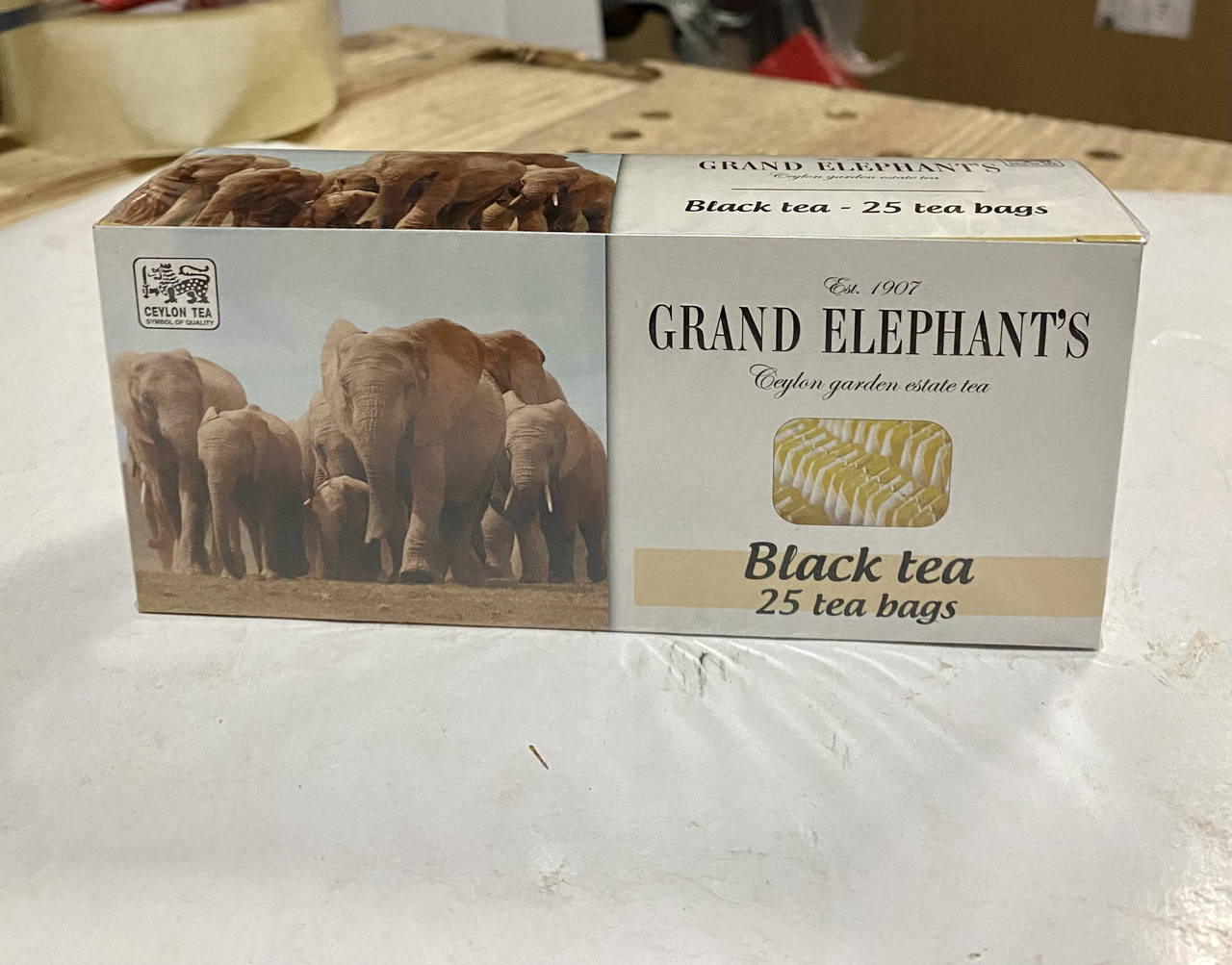 

Чай черный цейлонский Grand Elephants 25 пакетиков