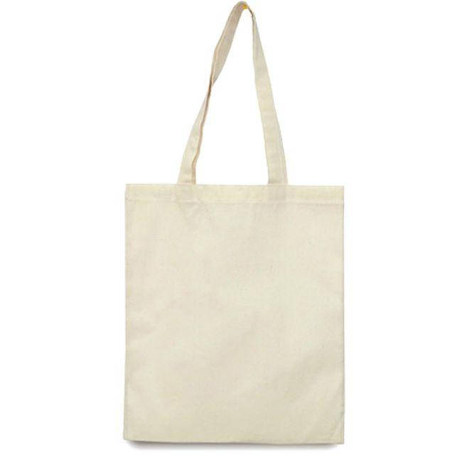 

Еко торбинка, экосумка для покупок, торба шопер хлопок (черный, беж) 38х42 -48, беж