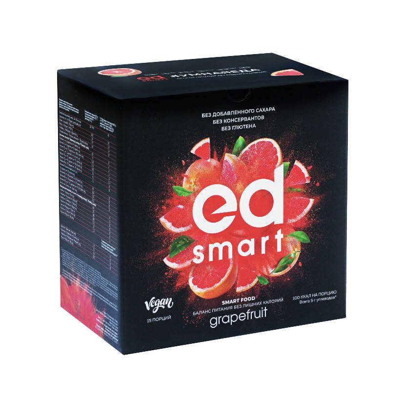 

Коктейль для похудения ED Smart Grapefruit, 15 порций ЕД Смарт